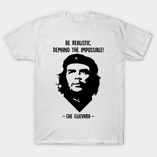 Che Guevara Quotes T-Shirt by Aldyz